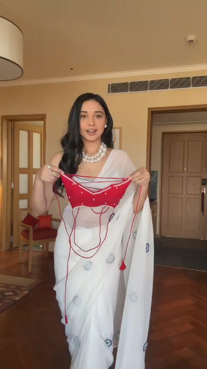 Readymade Saree Georgette