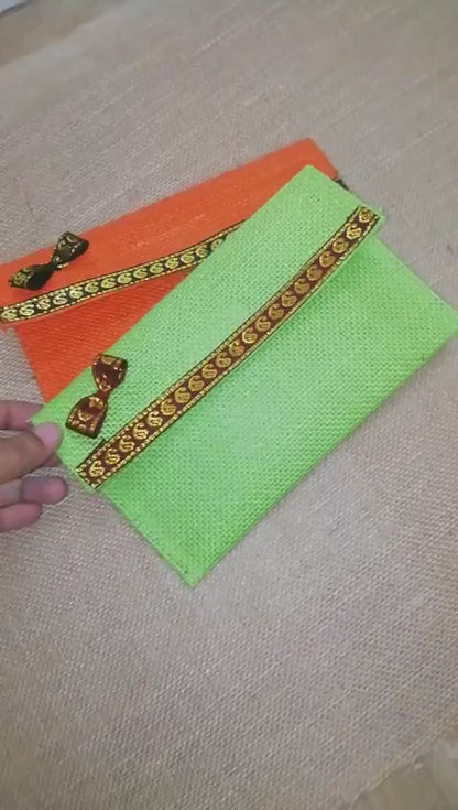 Jute Ladies Purse set of 10