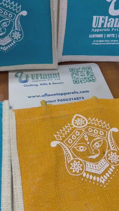 Customized Jute Thamboolam/Gifts Bags