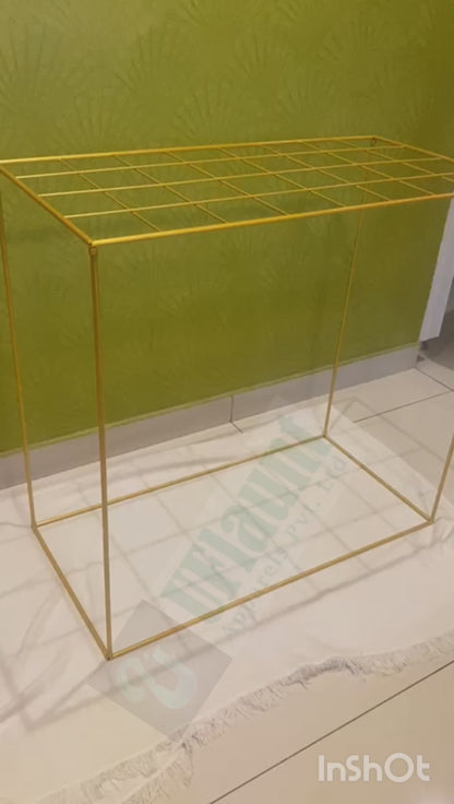 Ganpati Metal Backdrop Box Stand