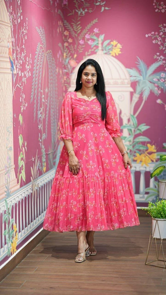 Georgette Midi Dress