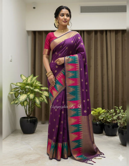 Madhuram Semi Silk Sarees