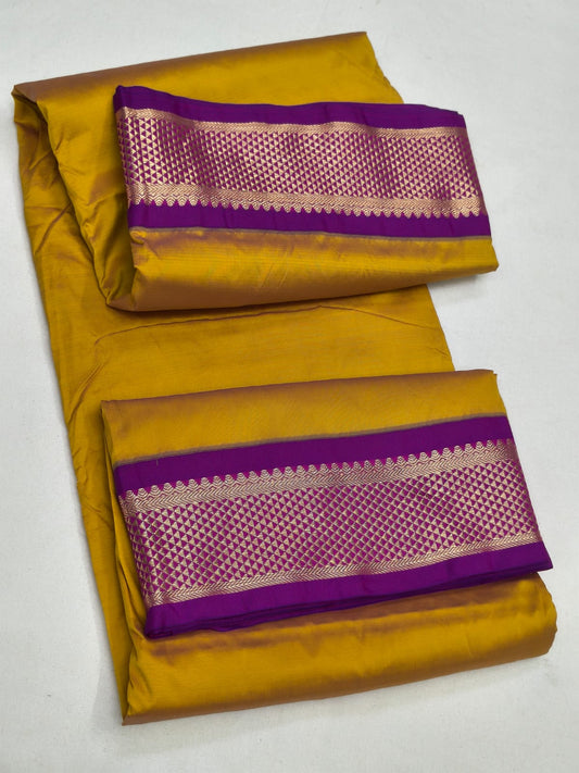 Madisar 9 yards Semi Silk Sarees