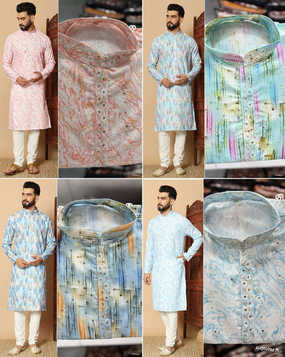Men's Cotton Kurta with Pyjama