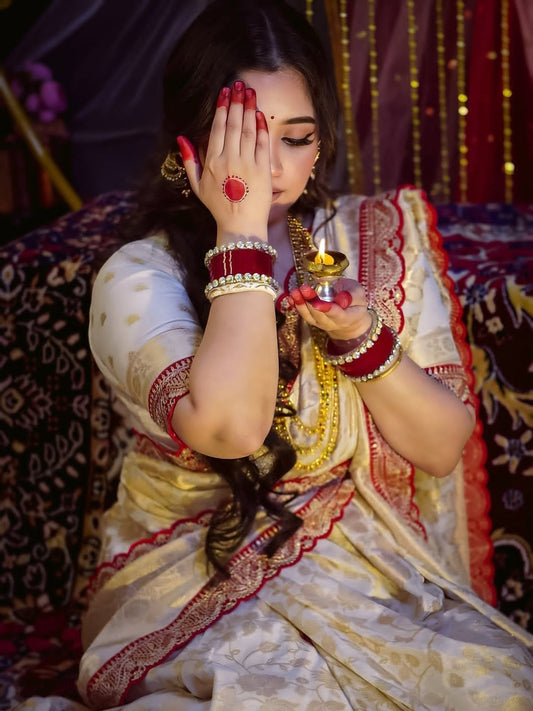 Durga Puja Special Georgette Sarees