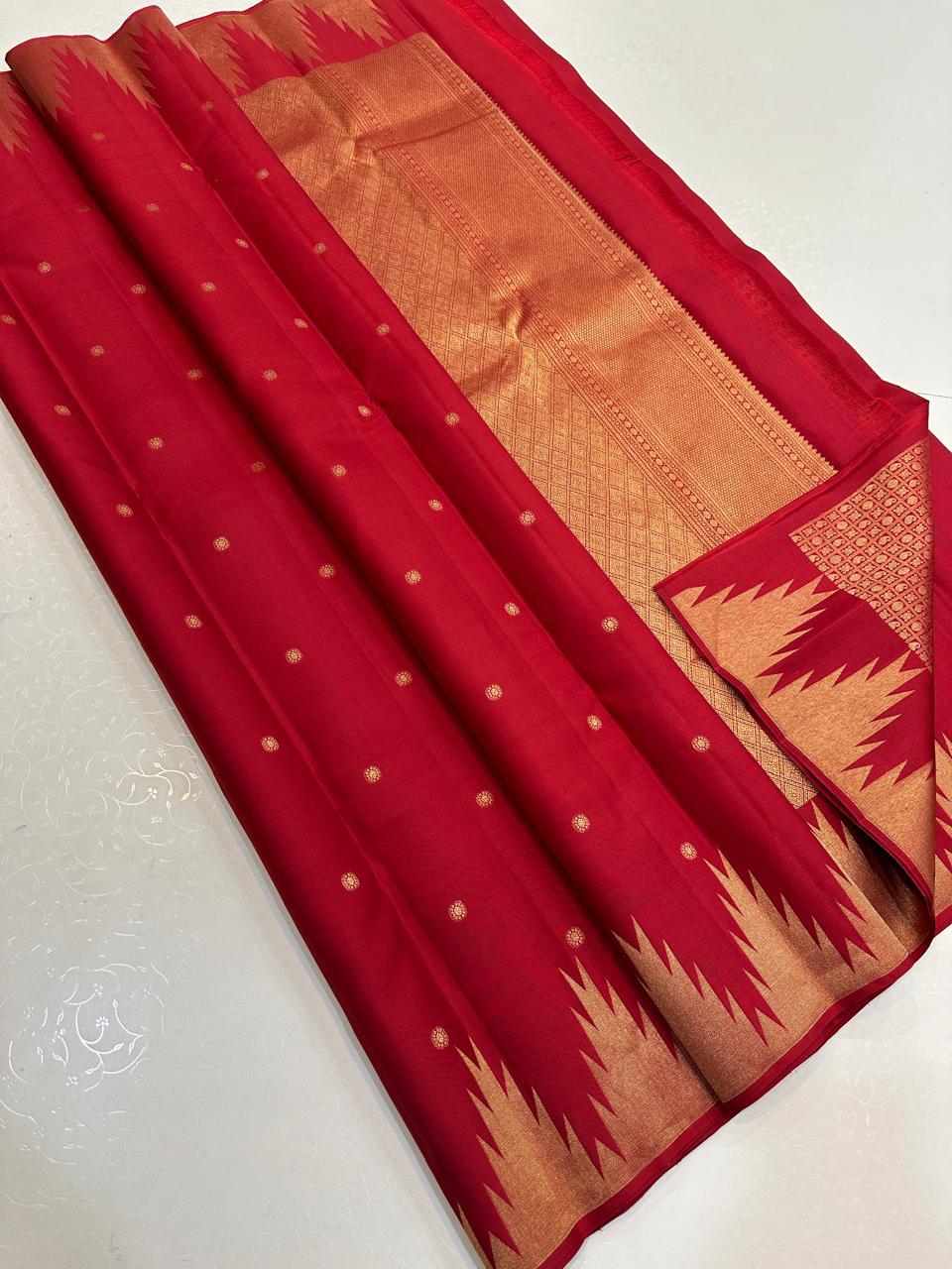 Temple Border Kanchi silk sarees