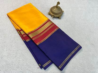 KSIC 3D Pattern Pure Mysore Silk Sarees