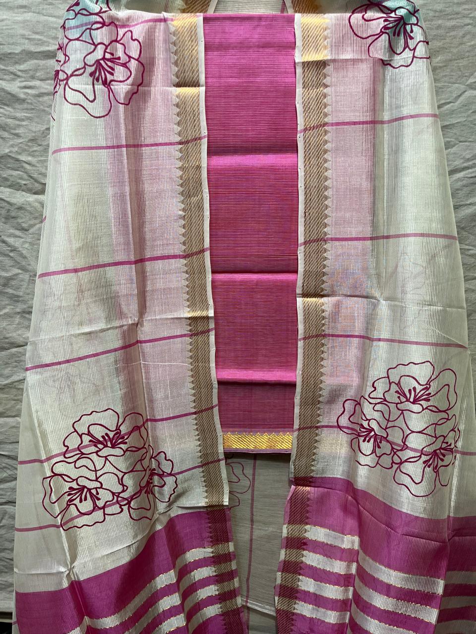 Mangalagiri Handloom Dress Materials