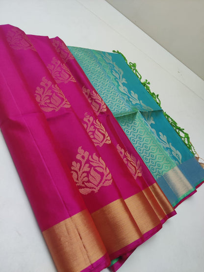 Tissue Border Kanchi Silk Sarees