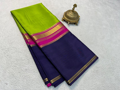KSIC 3D Pattern Pure Mysore Silk Sarees