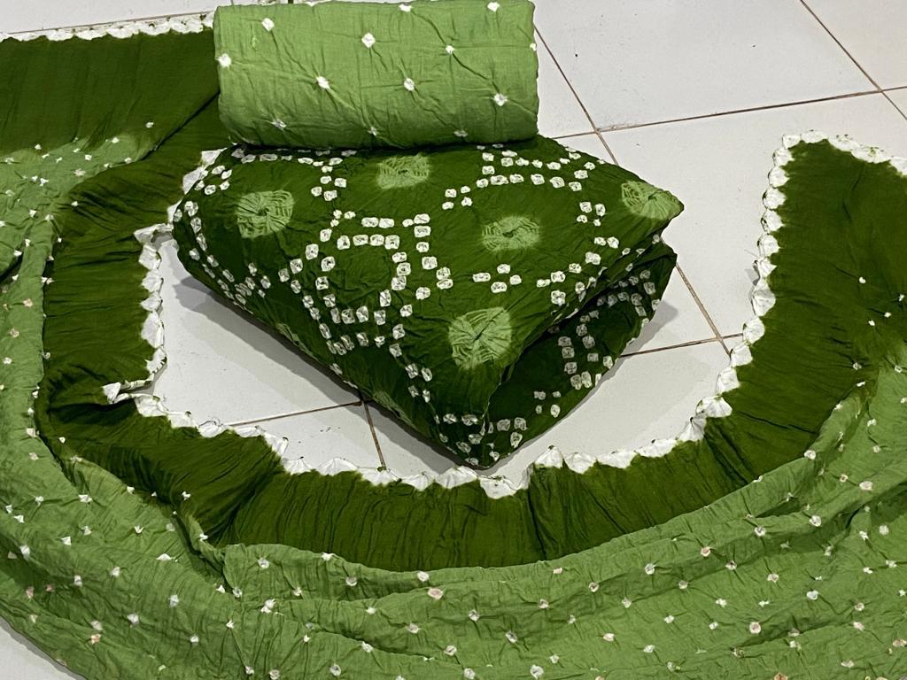 Bandhani Cotton Dress Material