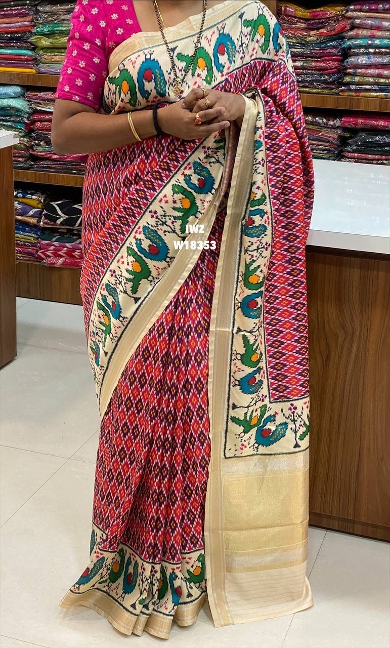 Patola soft silk saree