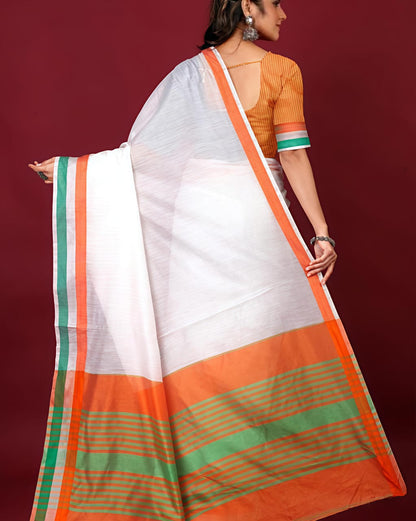 Tiranga cotton sarees