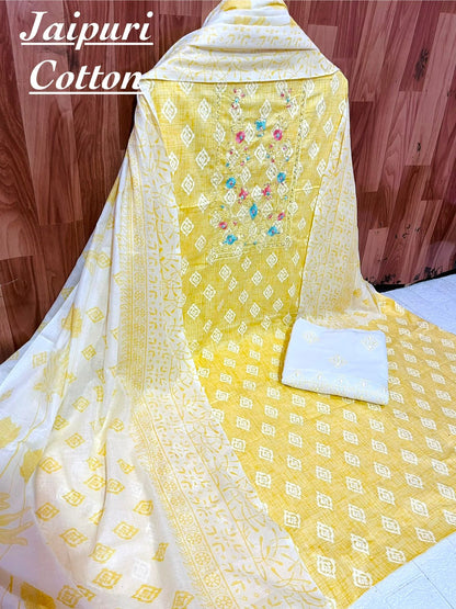 Jaipur Cotton Dress Material
