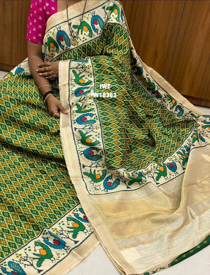 Patola soft silk saree
