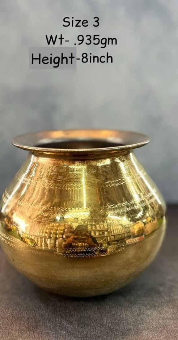 our traditional Pongal festival brass pot