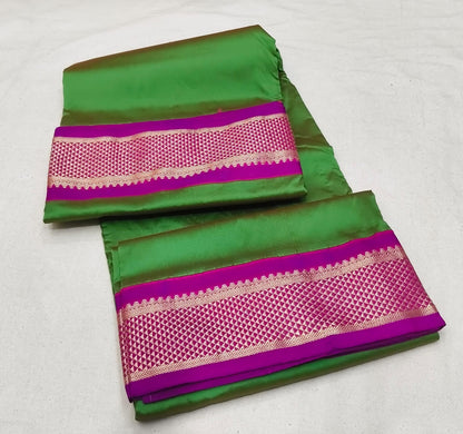 Madisar 9 yards Semi Silk Sarees