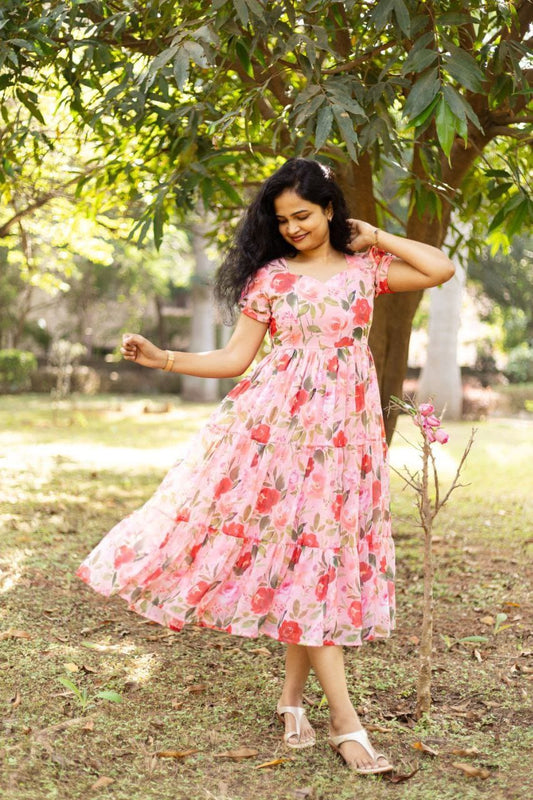 Georgette Midi Dress