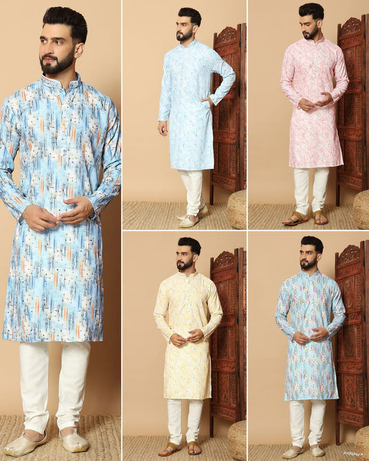 Men's Cotton Kurta with Pyjama