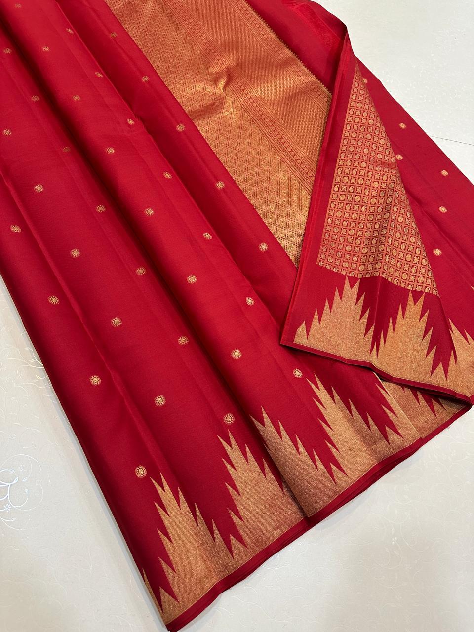 Temple Border Kanchi silk sarees