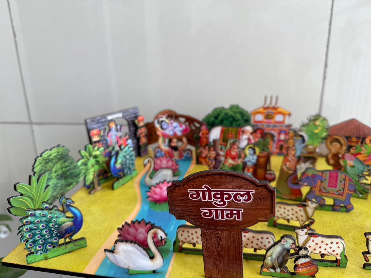 Gokul Village Model in MDF