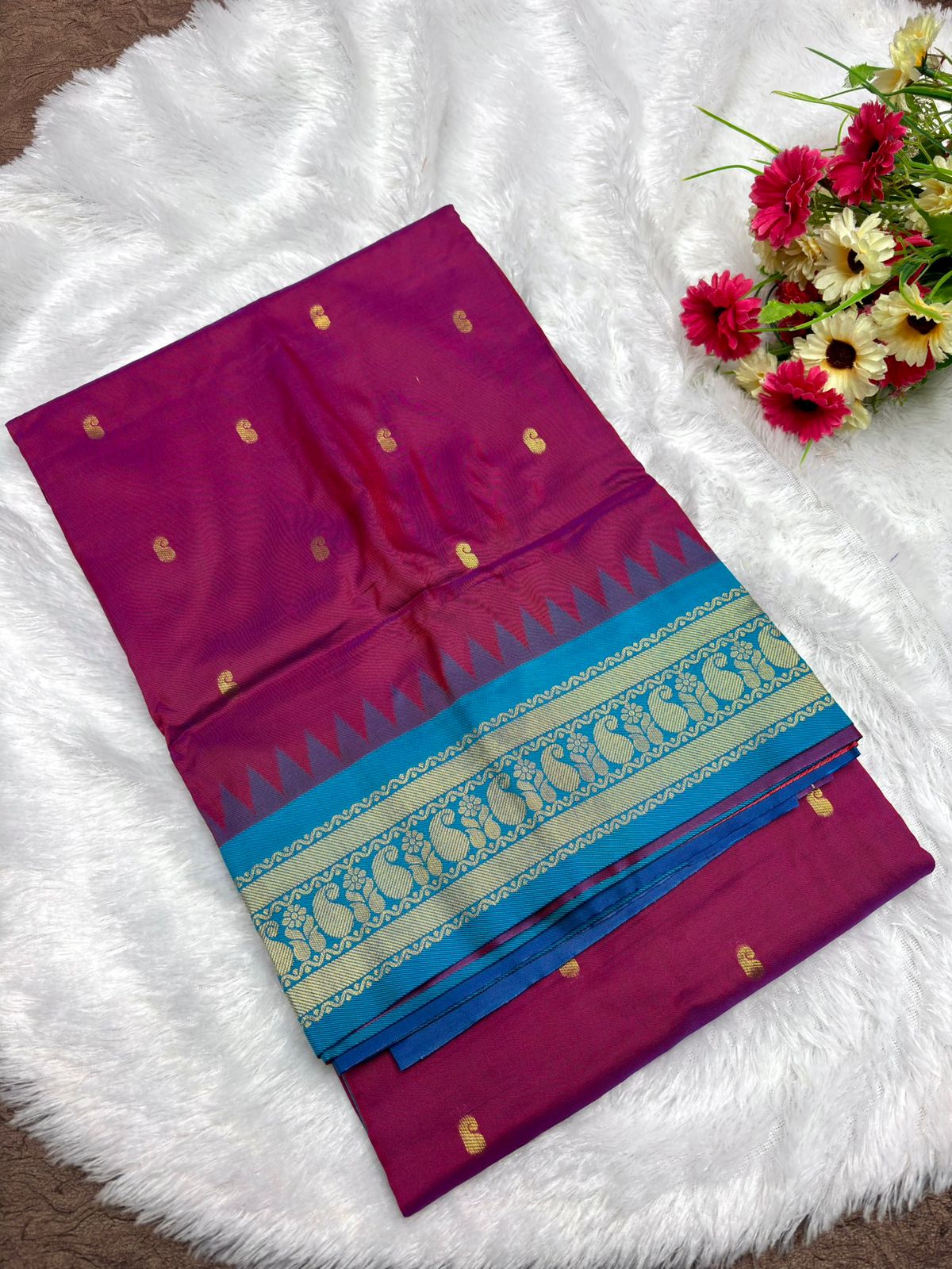 Kadiyal Paithani Silk Sarees