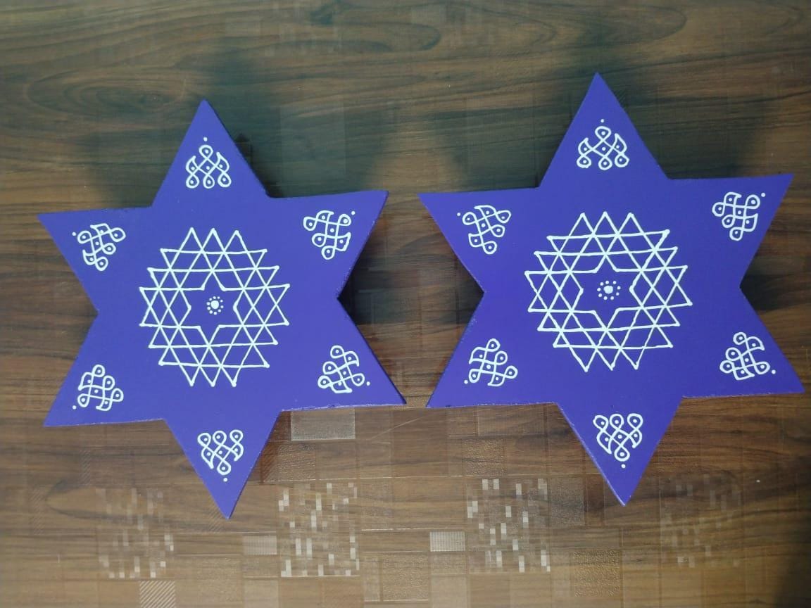 Star Pooja Manai Set of 10