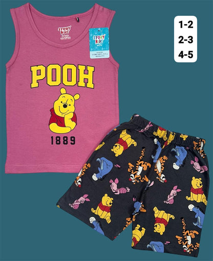 Boys Sleeveless Cotton T-shirts and Shorts