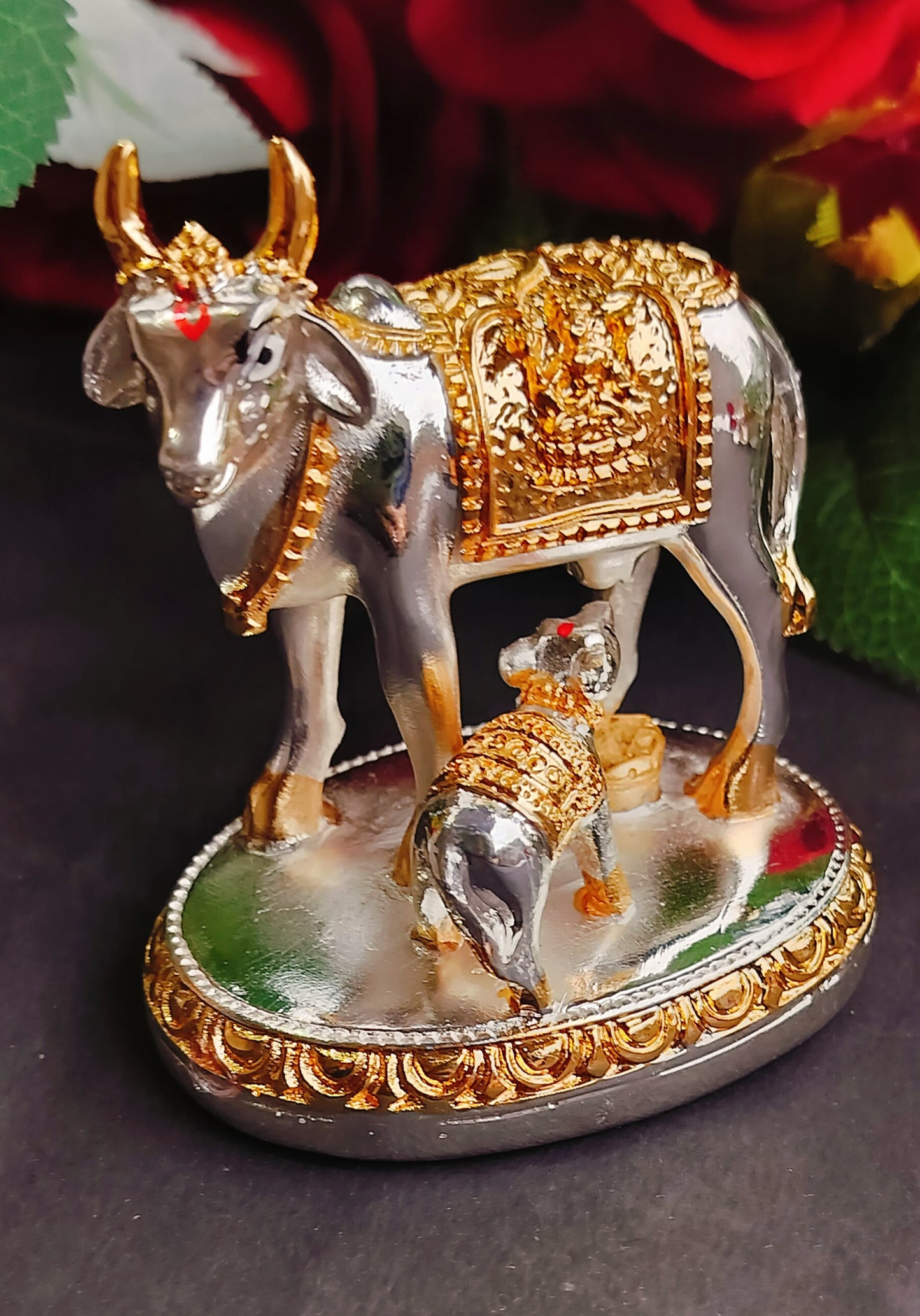 GermanSilver Cow and Calf returngift
