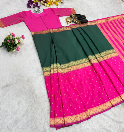 Readymade Sarees Zip Gown Model