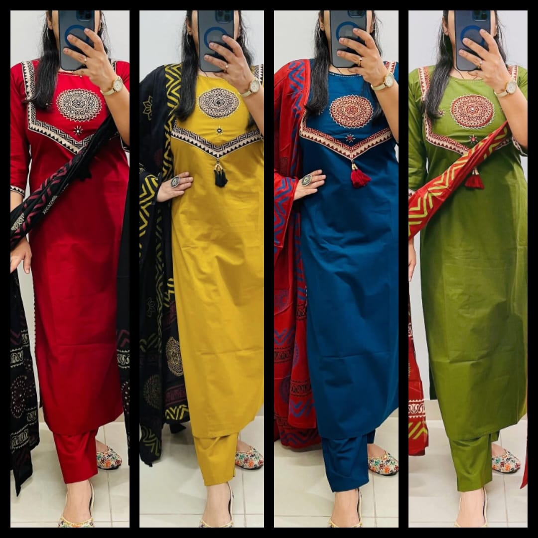 Cotton Readymade Salwar Sets