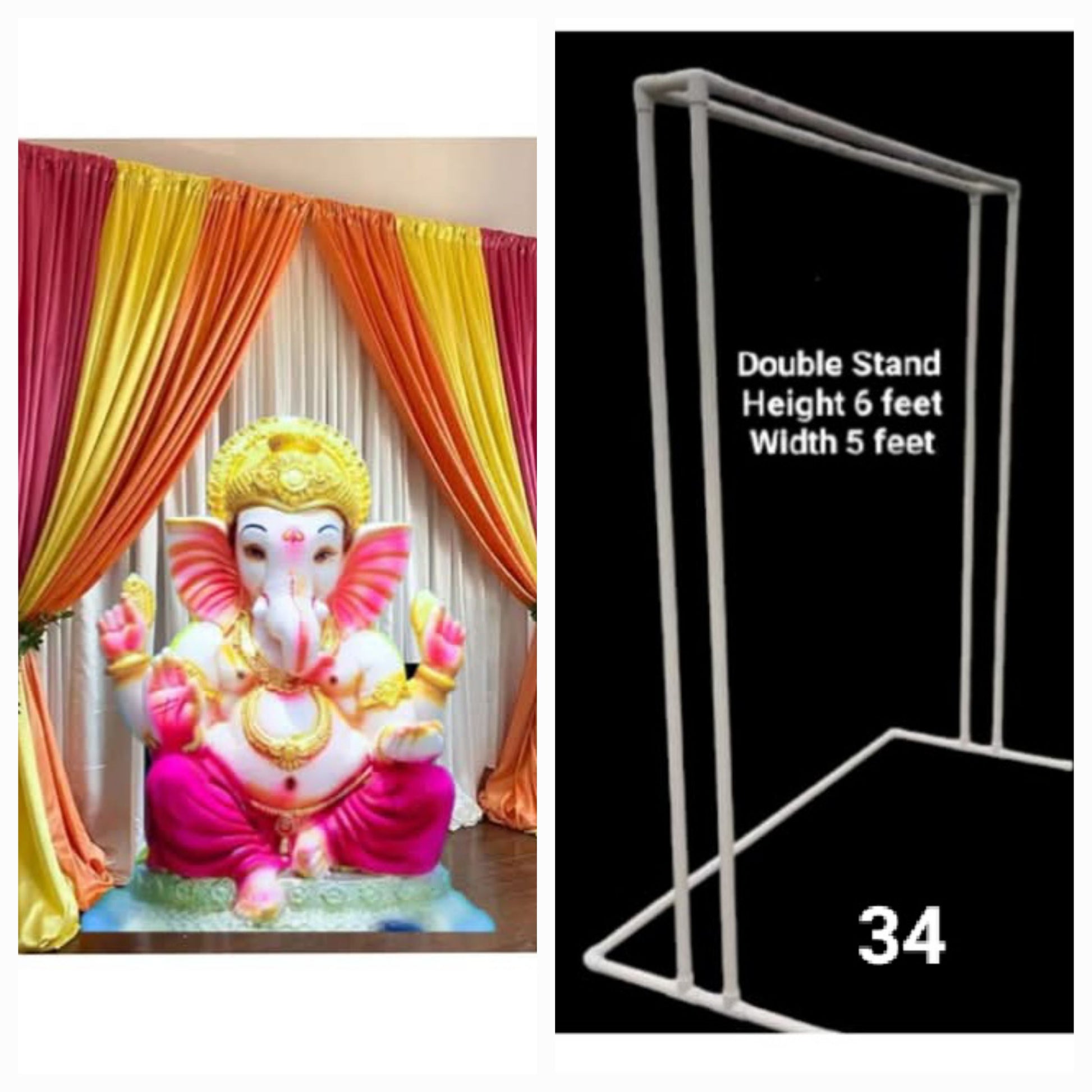 Backdrop decoration stand