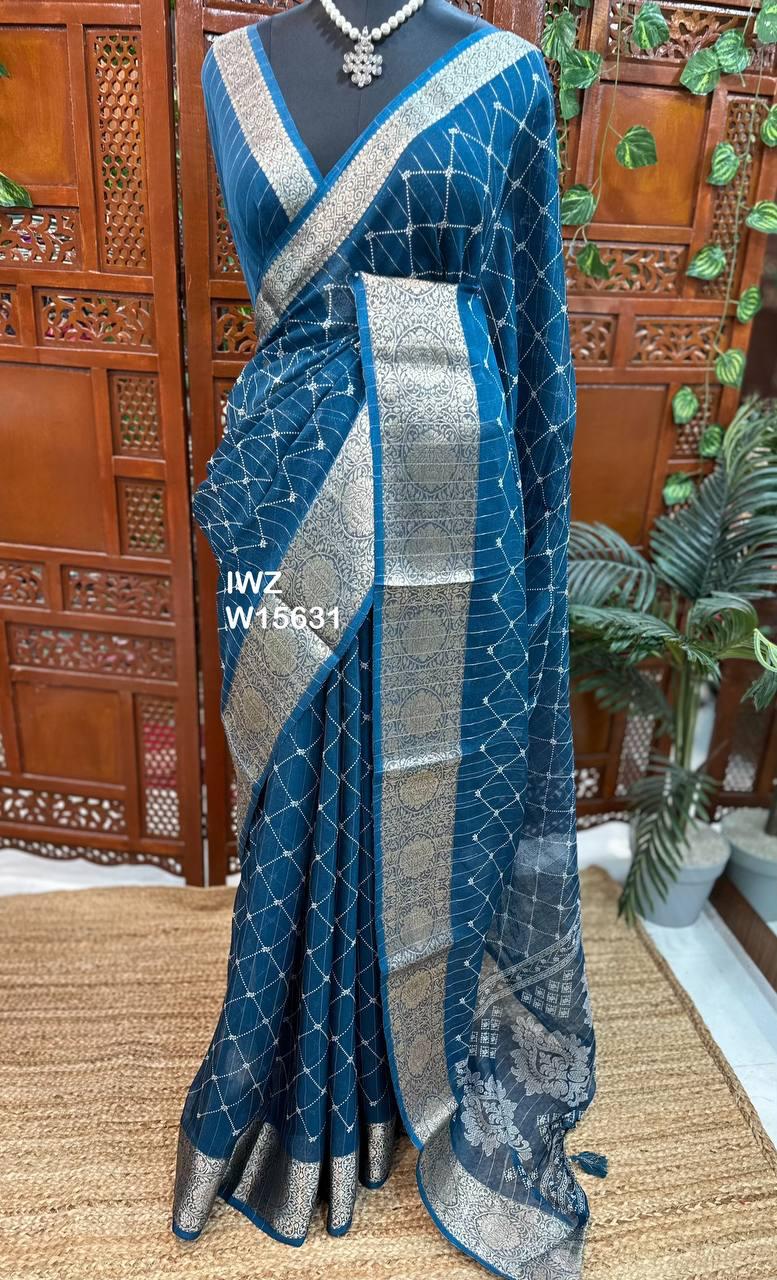 Matka Tussar  Sarees