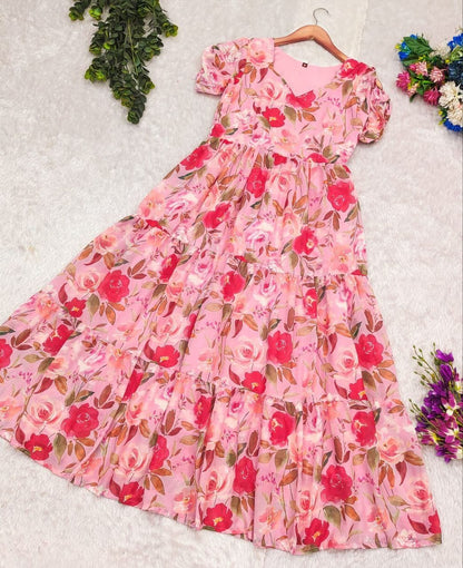Georgette Midi Dress