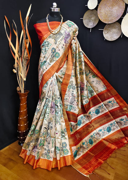 Tussar Saree