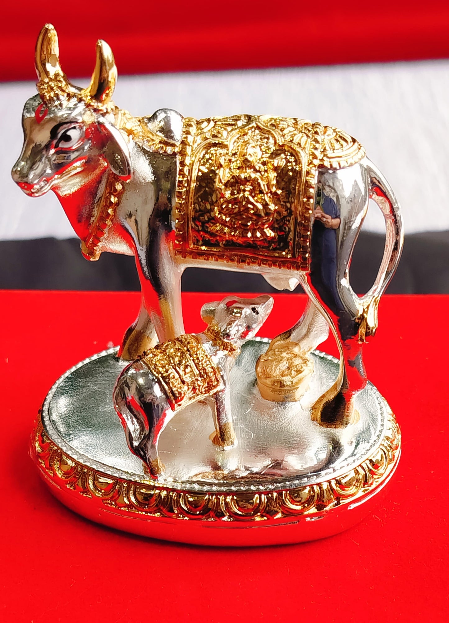 Germansilver Cow Calf
