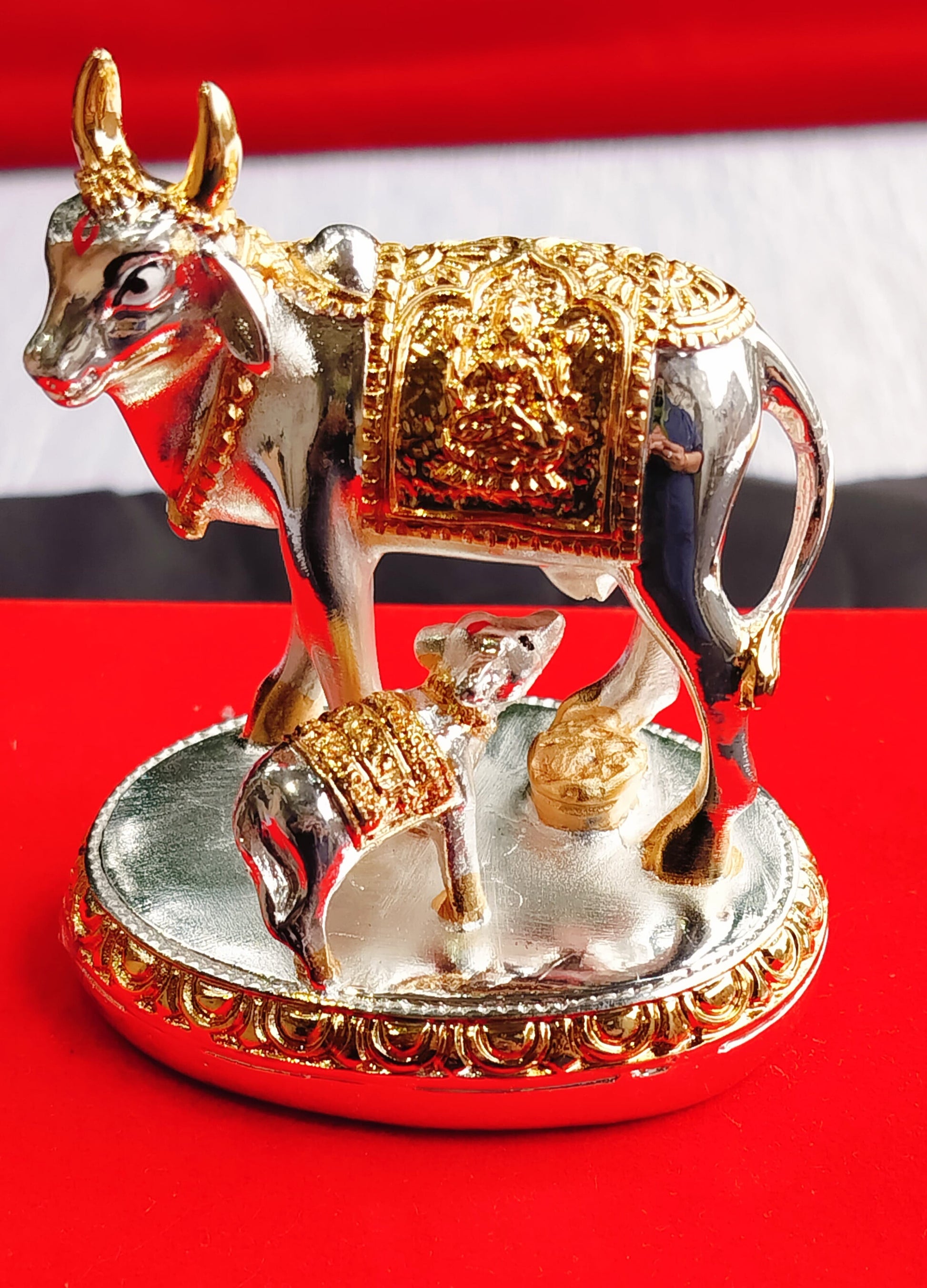 Germansilver Cow Calf