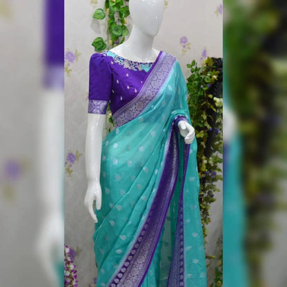 Banarasi Georgette Saree