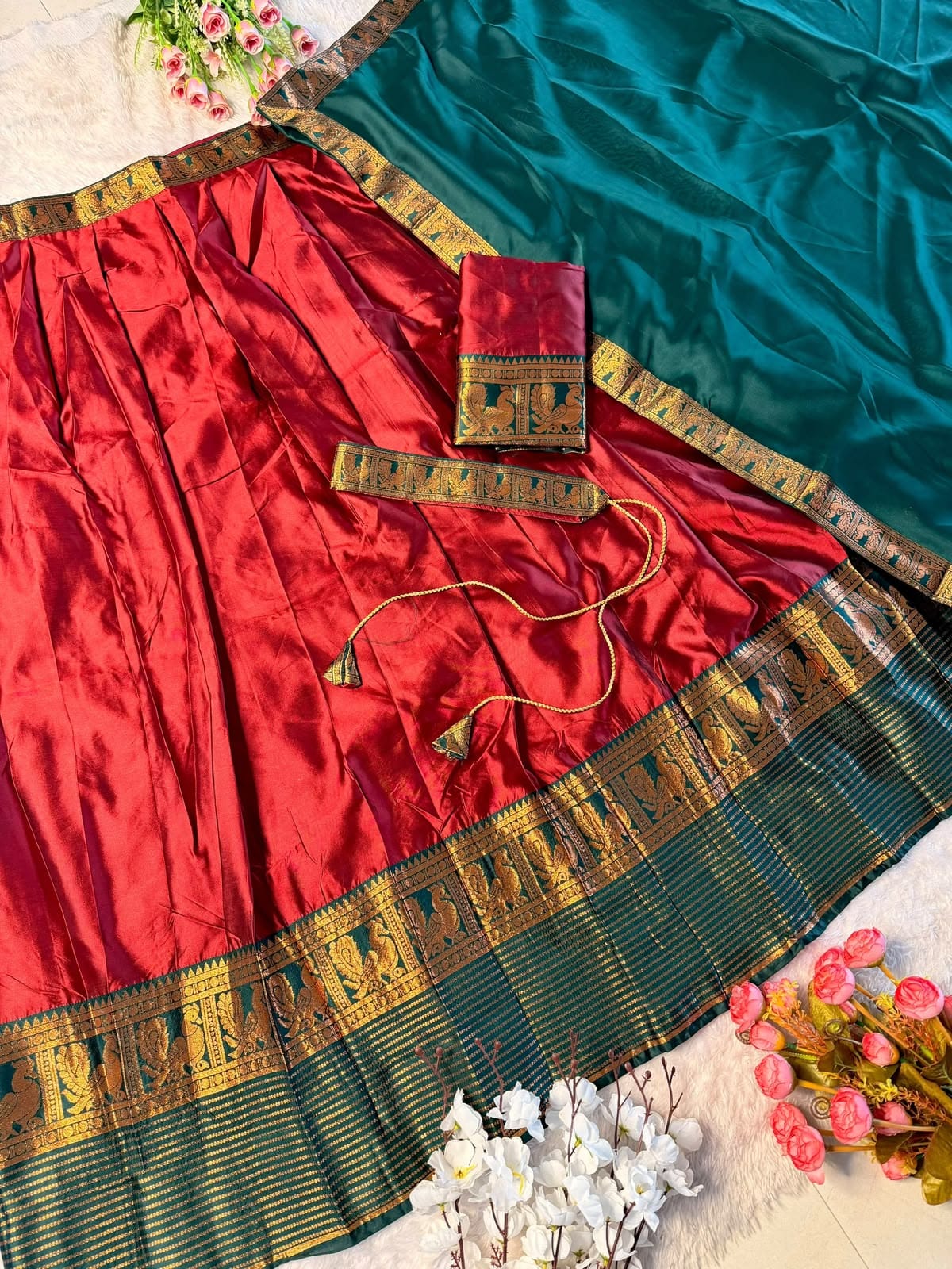 Kanjivaram Silk Half Saree sets