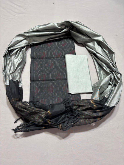 Ikkat Soft Silk Dress Materials