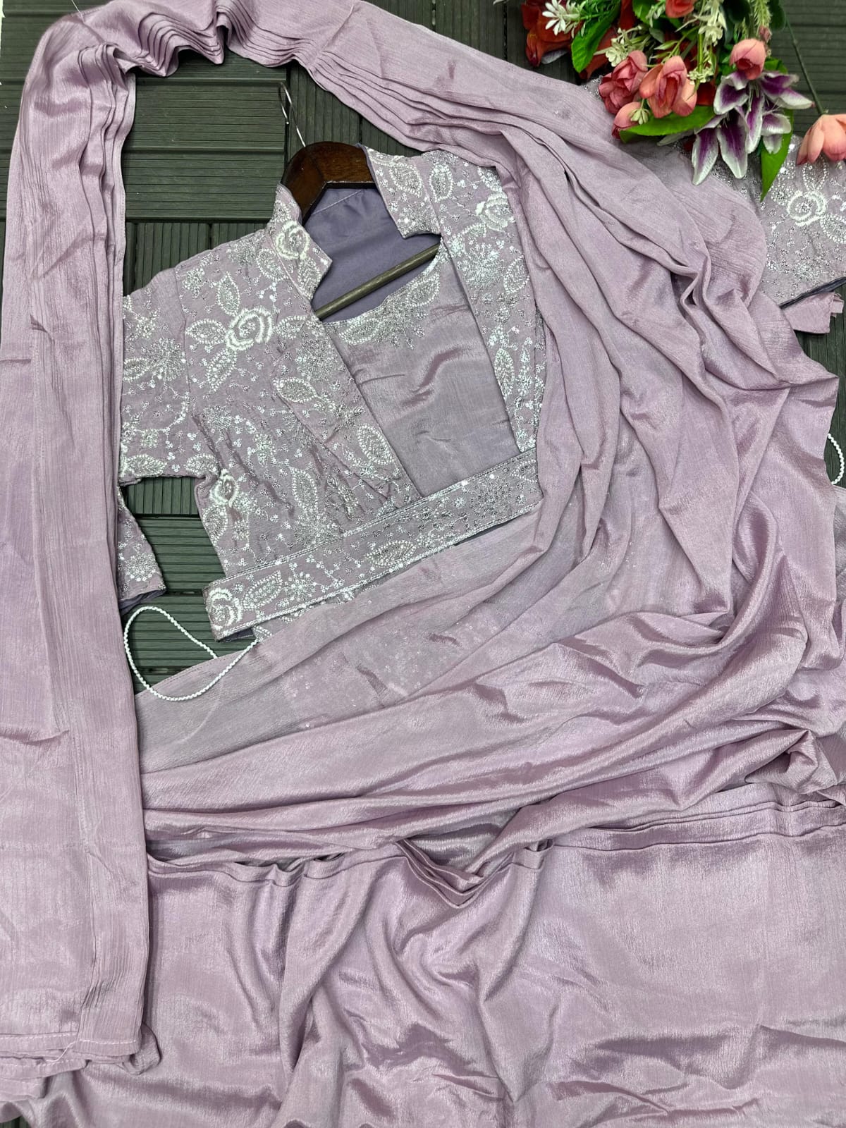 Readymade Saree Georgette