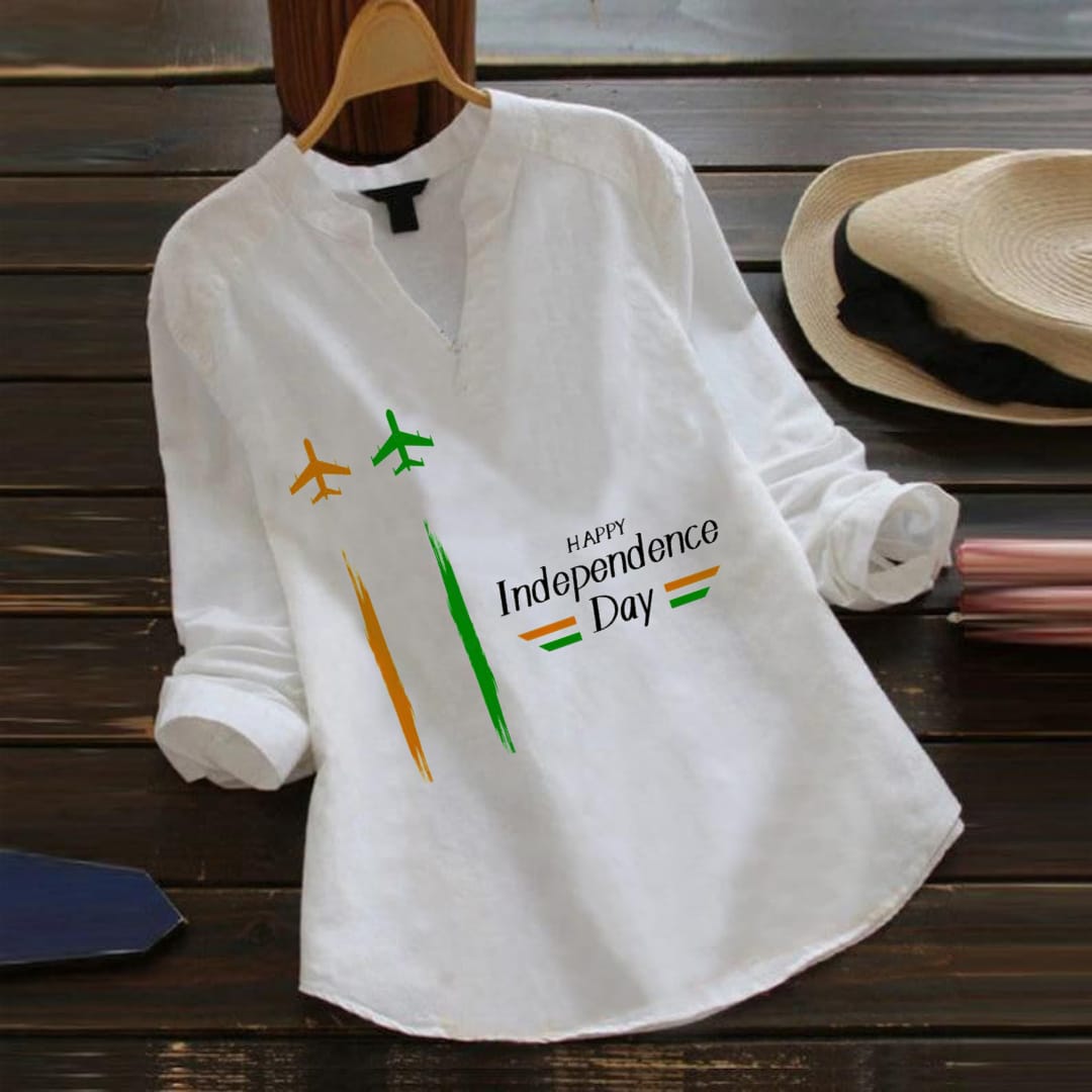 Tricolour Kurti Tops