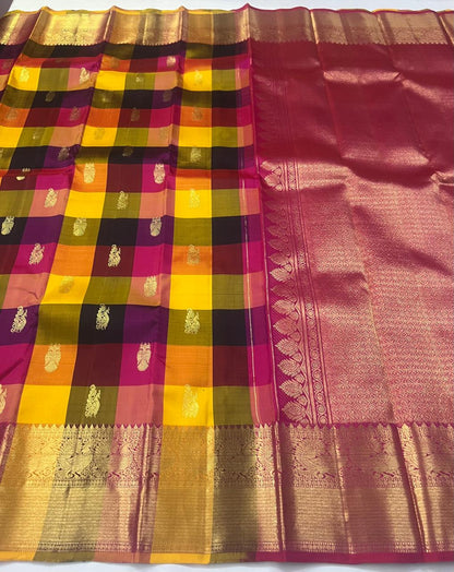 Kanchi Pure Silk Saree 2g Jari