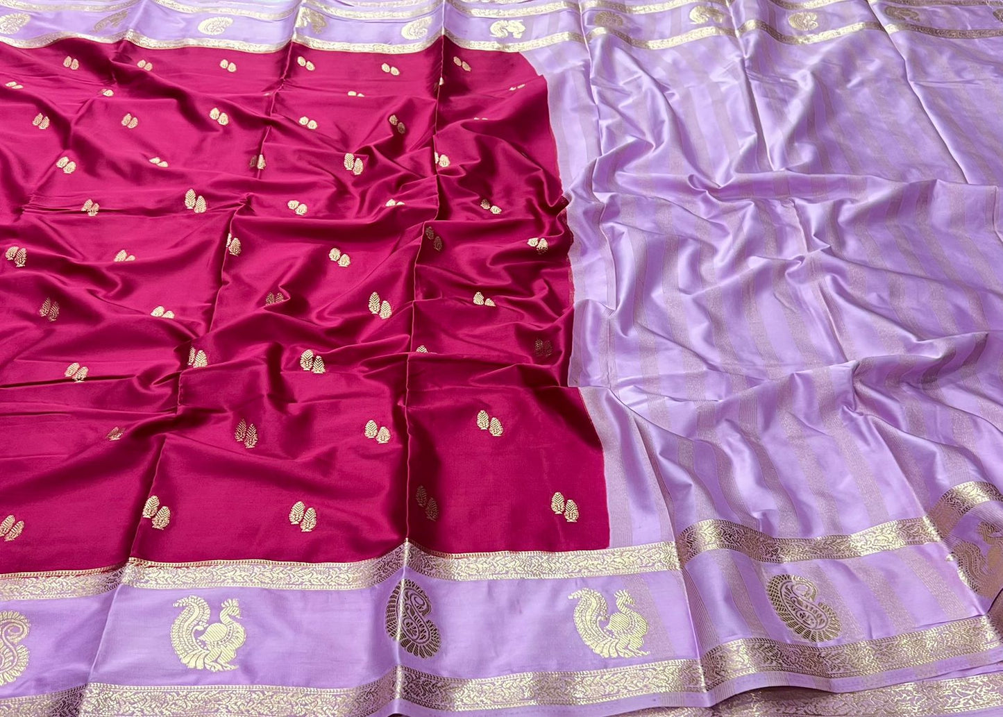 Semi Mysore Silk Sarees