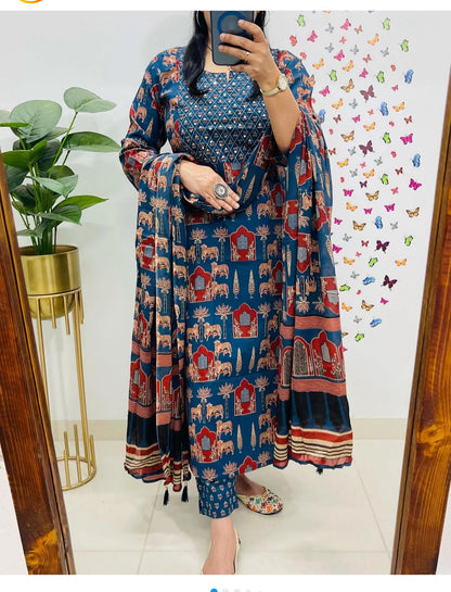 Cotton Readymade Salwar Sets