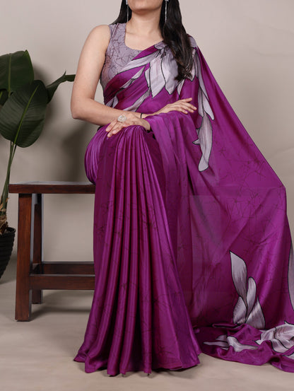 Satin Silk Saree