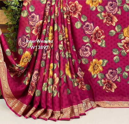 Matka Georgette Saree