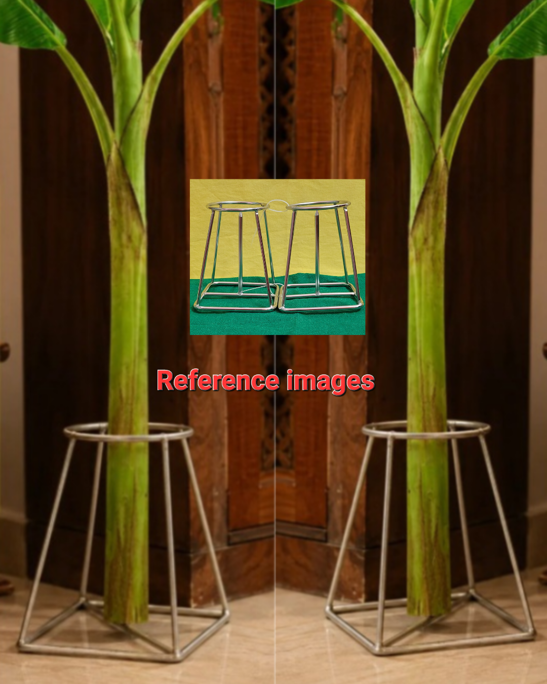 Banana Plant Holder Stainless Steel Stands