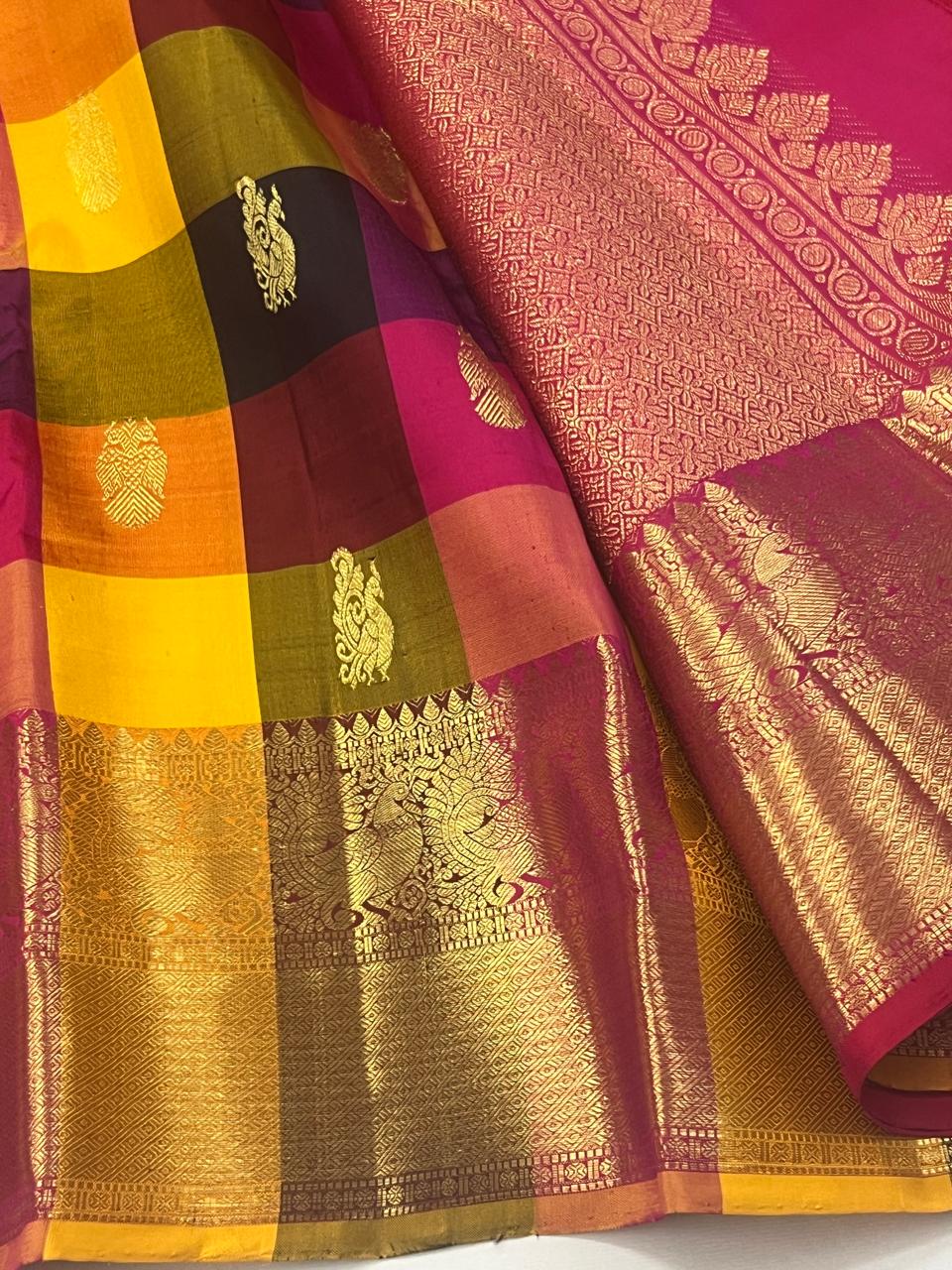 Kanchi Pure Silk Saree 2g Jari