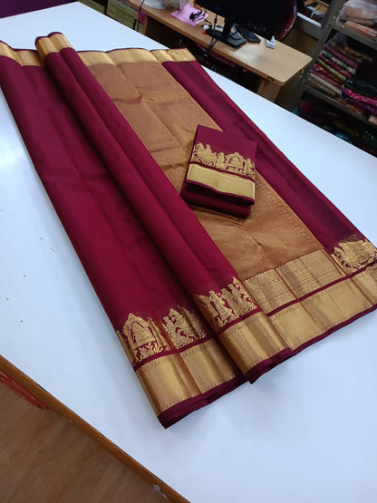 Kalyana Oorvalam Kanchi silk Sarees